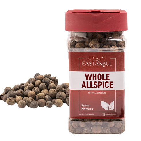 Eastanbul Allspice Berries Whole & Pure 3.5oz, Whole Allspice to be Ground Allspice Berries Whole, Pimento Seeds Jamaican Style, Malagueta Dulce, ...